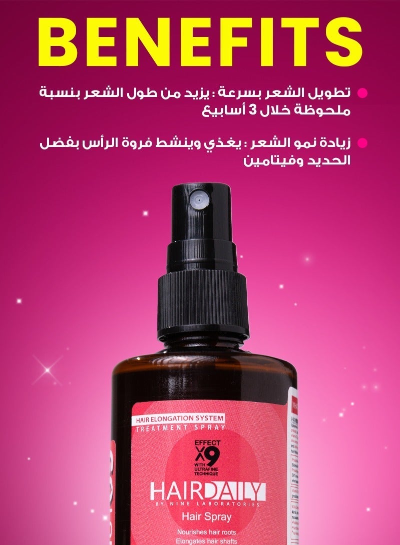 هاير دايلي سبراي جو لونج لتطويل و تكثييف الشعر  120مل - Image 3